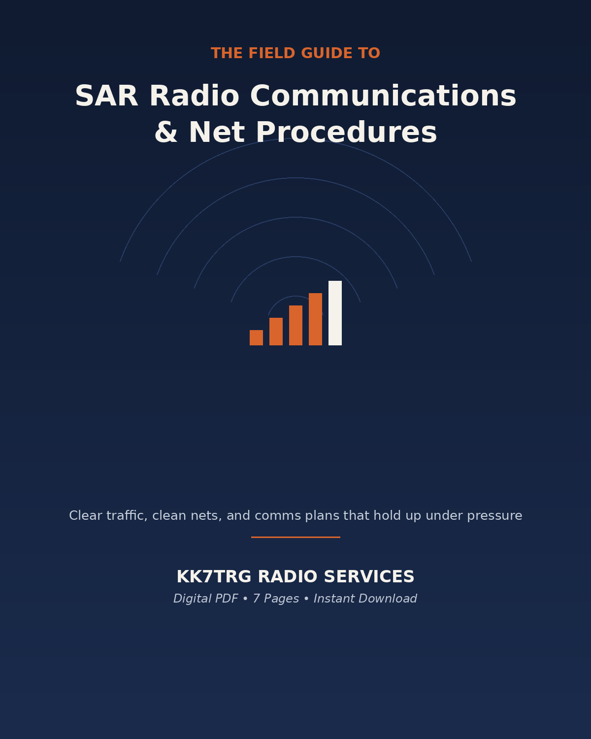 The Field Guide to SAR Radio Communications & Net Procedures